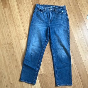 Old Navy sky high straighten jeans